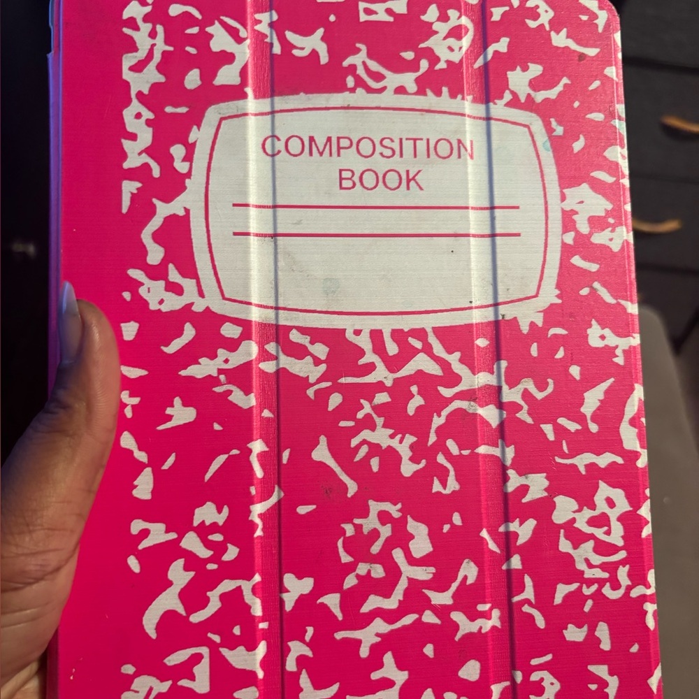 Pink Composition Book Cover